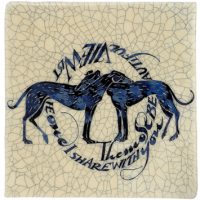 Iris Milward - Greyhounds Card - "The most beautiful view is the view I share with you"