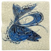 Iris Milward - Fish Card " Everything flows and nothing stays still"