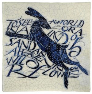 Iris Milward - Hare Card "To see a world in a grain of sand and a heaven in a wild flower"