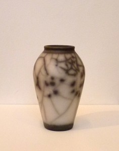 Christina peters raku vase