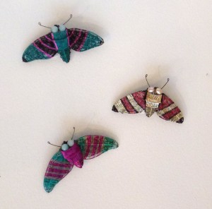 Kate Packer moth brooch