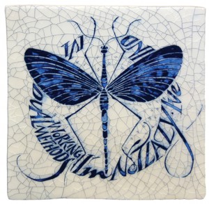 Iris Milward - Insect Card "I am not lazy I've individual working methods"