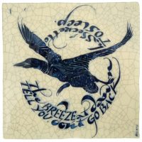 Iris Milward - Goose Card "The breeze at dawn has secrets to tell you. Don't go back to sleep"