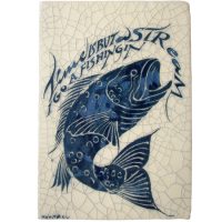 Iris Milward - Fish Card  “Time is but a stream I go a-fishing in”