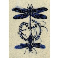 Iris Milward - Dragonfly Card  ”Nothing is ours except time"