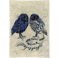 Iris Milward - Two Owls Card  ”Some souls flow like clear water..."