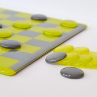Sam Sale-Parkes - Glass Draughts Board