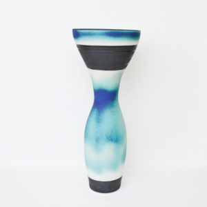 Hugh West - Tall Hourglass Porcelain Vase