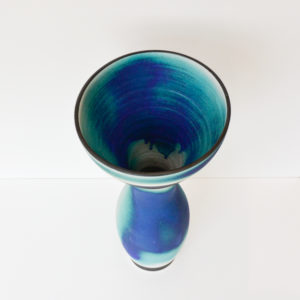 Hugh West - Tall Hourglass Porcelain Vase