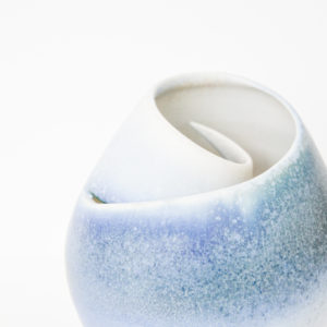 Karen Carlyon, porcelain penguin vase