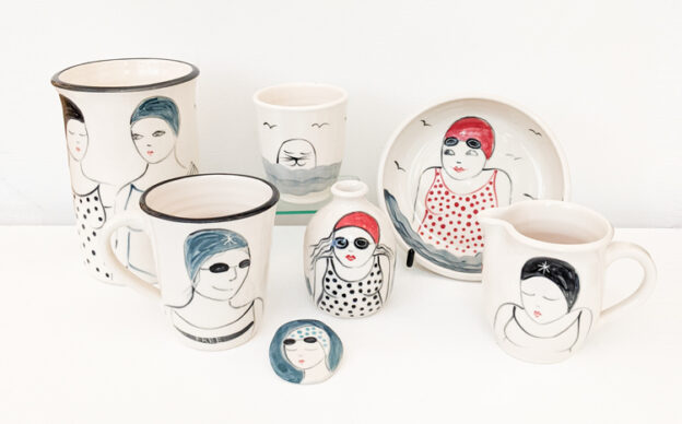 Wild Swimming Ceramics by Lucie Sivicka