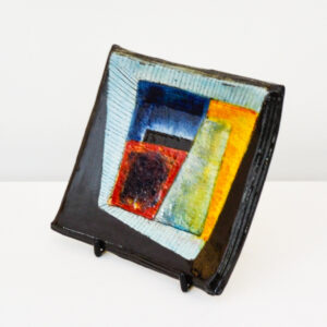 John Pollex - Small Square Plate, abstract