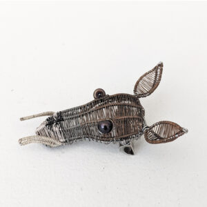 Kate Packer - Wire Water Deer Brooch