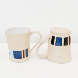 Two Stoneware Mugs