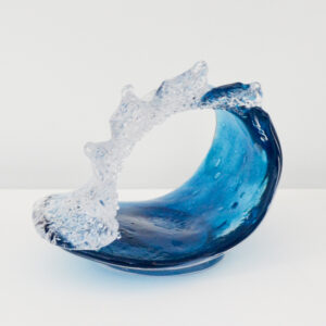 Richard Glass – Blue Wave Sculpture