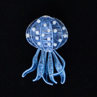 Kate Packer - Wire Jellyfish Brooch