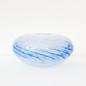 Richard Glass – Blue Pebble Vase