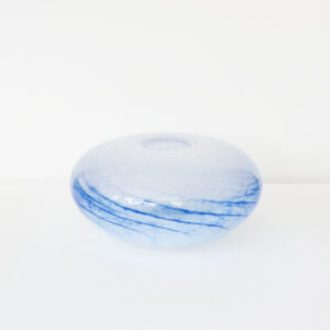 Richard Glass – Blue Pebble Vase