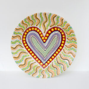 Lincoln Kirby-Bell - Large Heart Wall Plate