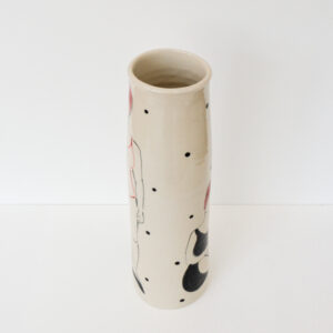 Lucie Sivicka - Tall Swimmer Illustrated Vase