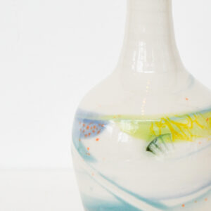 Helen Harrison - Abstract Ceramic Bottle Vase