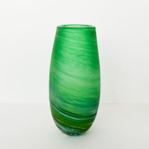 Richard Glass – Medium Green Seaspray Vase