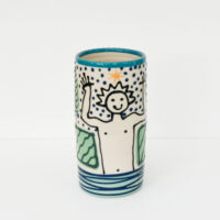 Lincoln Kirby-Bell - Patterned Person Vase