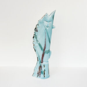 Taja - Large Porcelain Fish Vase Sculpture