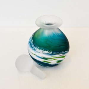 Richard Glass - Blue Seaspray Perfume Bottle