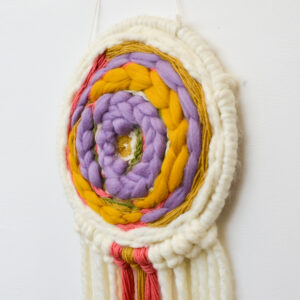 Sarah Platten-Higgins - Abstract Circle Weave Wall Hanging