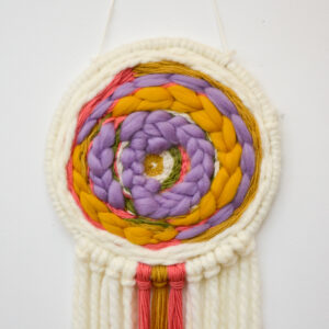 Sarah Platten-Higgins - Abstract Circle Weave Wall Hanging