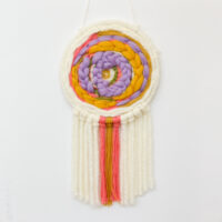 Sarah Platten-Higgins - Abstract Circle Weave Wall Hanging