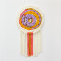 Sarah Platten-Higgins - Abstract Circle Weave Wall Hanging