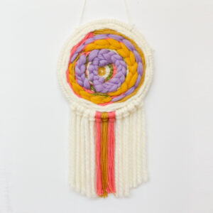Sarah Platten-Higgins - Abstract Circle Weave Wall Hanging