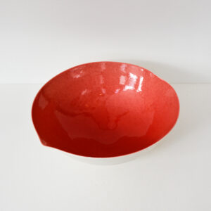 Helen Harrison - Red Porcelain Bowl