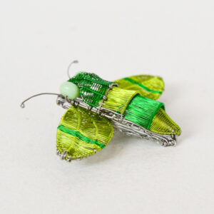 Kate Packer - Wire Moth Brooch