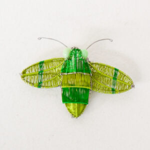 Kate Packer - Wire Moth Brooch