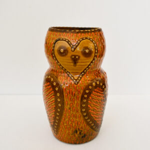 Lincoln Kirby-Bell - Brown Owl Vase