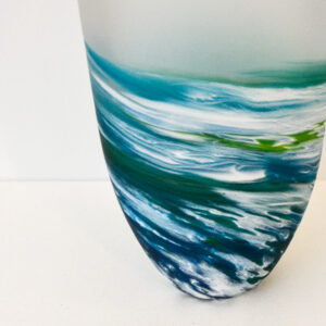 Richard Glass – Tall Seaspray Vase