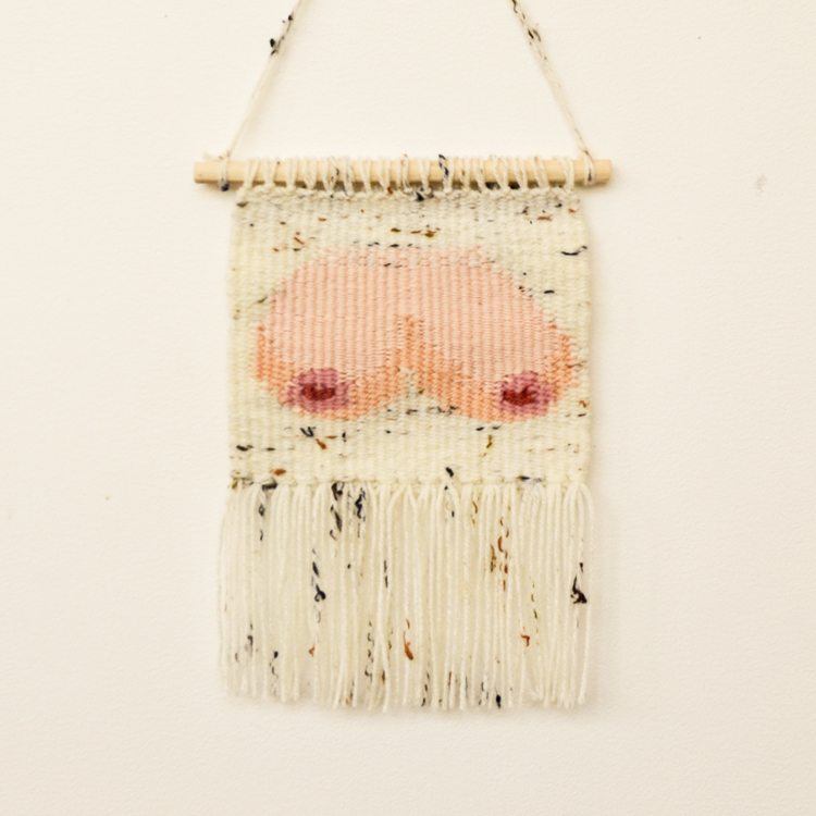 Sarah Platten-Higgins - Woven Boobs Wall Hanging