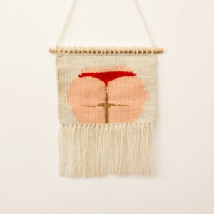 Sarah Platten-Higgins - Woven Bum Wall Hanging