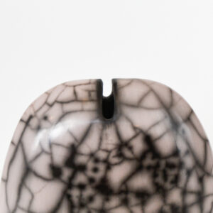 Susan Luker - Smoke Fired Raku Vase