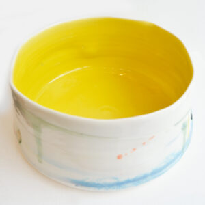 Helen Harrison - Large Yellow Porcelain Bowl