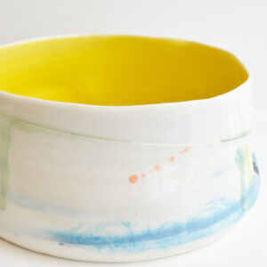 Helen Harrison - Large Yellow Porcelain Bowl - Image 5
