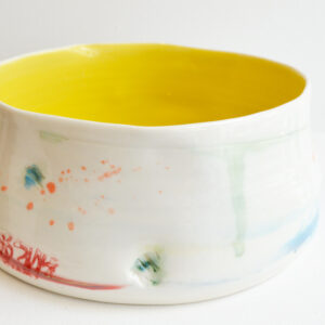 Helen Harrison - Large Yellow Porcelain Bowl - Image 4