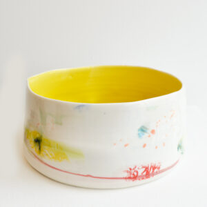 Helen Harrison - Large Yellow Porcelain Bowl - Image 3