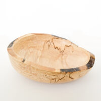 Brian Ivey - Spalted Beech Wooden Bowl
