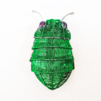 Kate Packer - Wire Moth Brooch