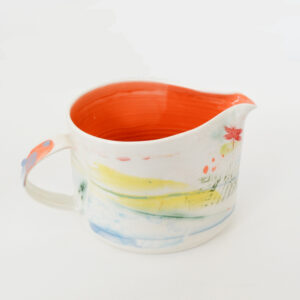 Helen Harrison - Large Red Porcelain Pourer