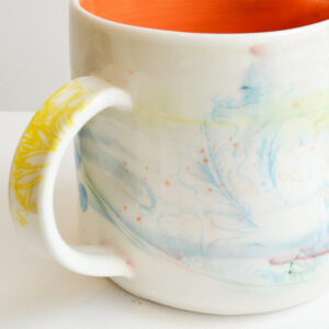 Helen Harrison - Large Red Porcelain Pourer